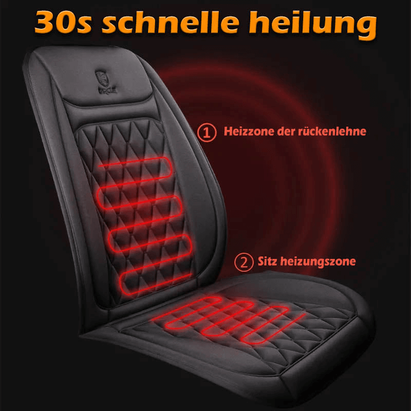Funda de Asiento Calefactable con Control de Temperatura Ajustable de 30 a 65 Grados Celsius para Coches, Camiones y Uso Doméstico | Lersk
