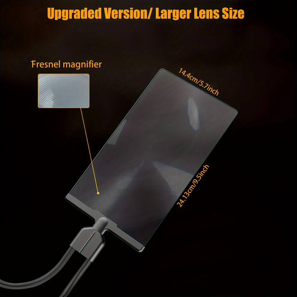 Hands-Free Magnifying Glass With Flexible Neck For Easy Reading And Clear Detail Viewing | Lersk