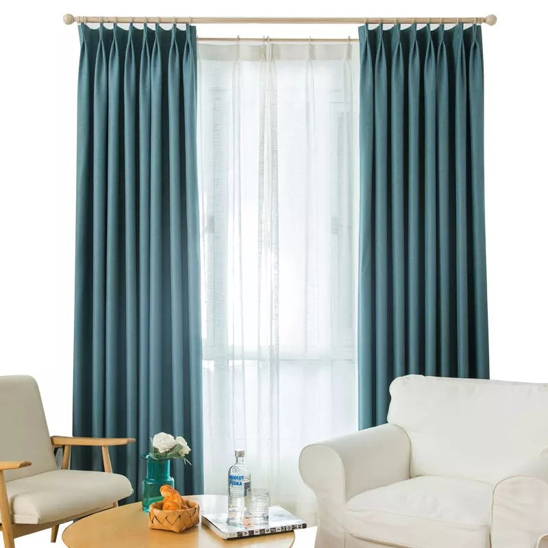 Cortinas Blackout de Algodão PureShade para Dorminhocos Exigentes em Quartos | Lersk