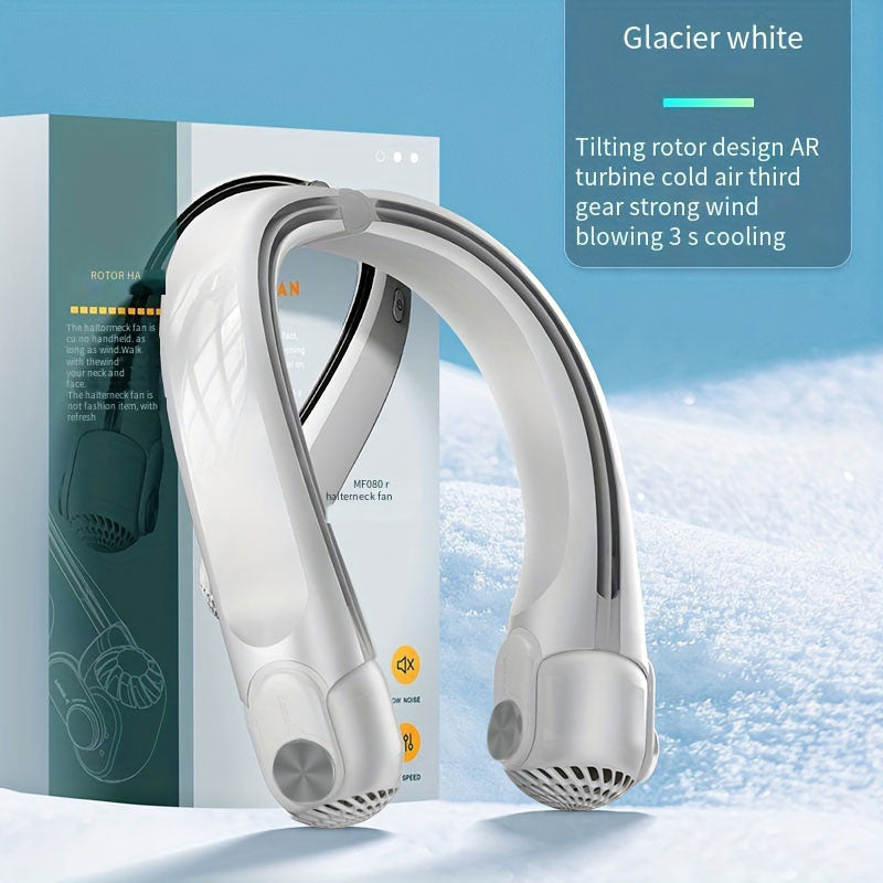 Ventilador portátil de cuello CirrusWave con ángulos ajustables de 45° | Lersk