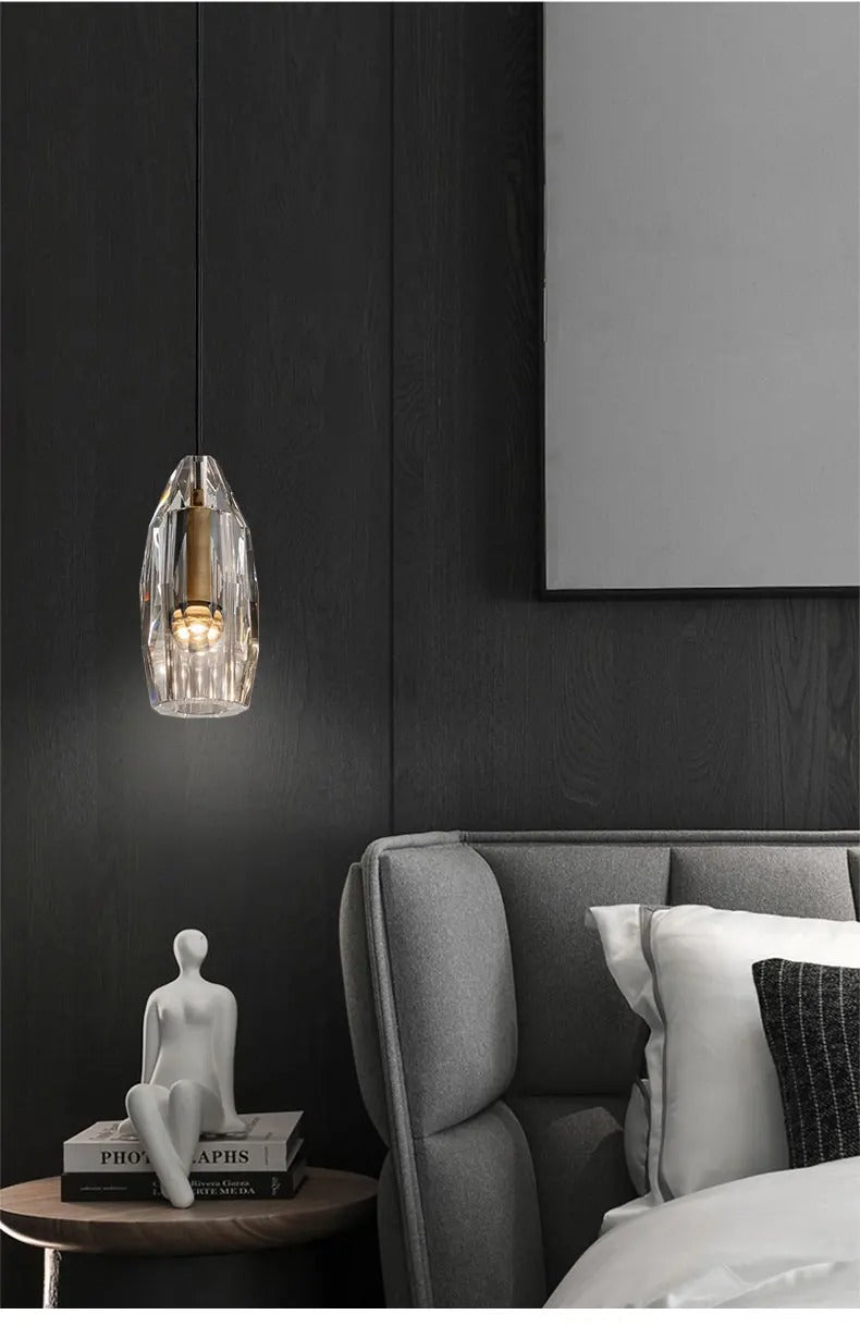 Asterra Premium Full Copper K9 Crystal LED Pendant Lights | Lersk
