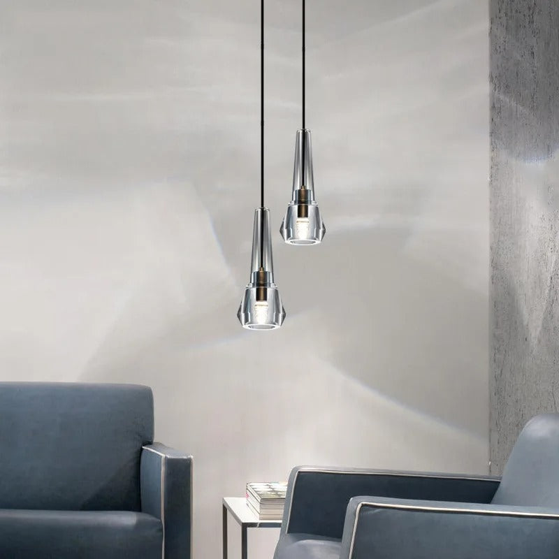 Asterra Premium Full Copper K9 Crystal LED Pendant Lights | Lersk