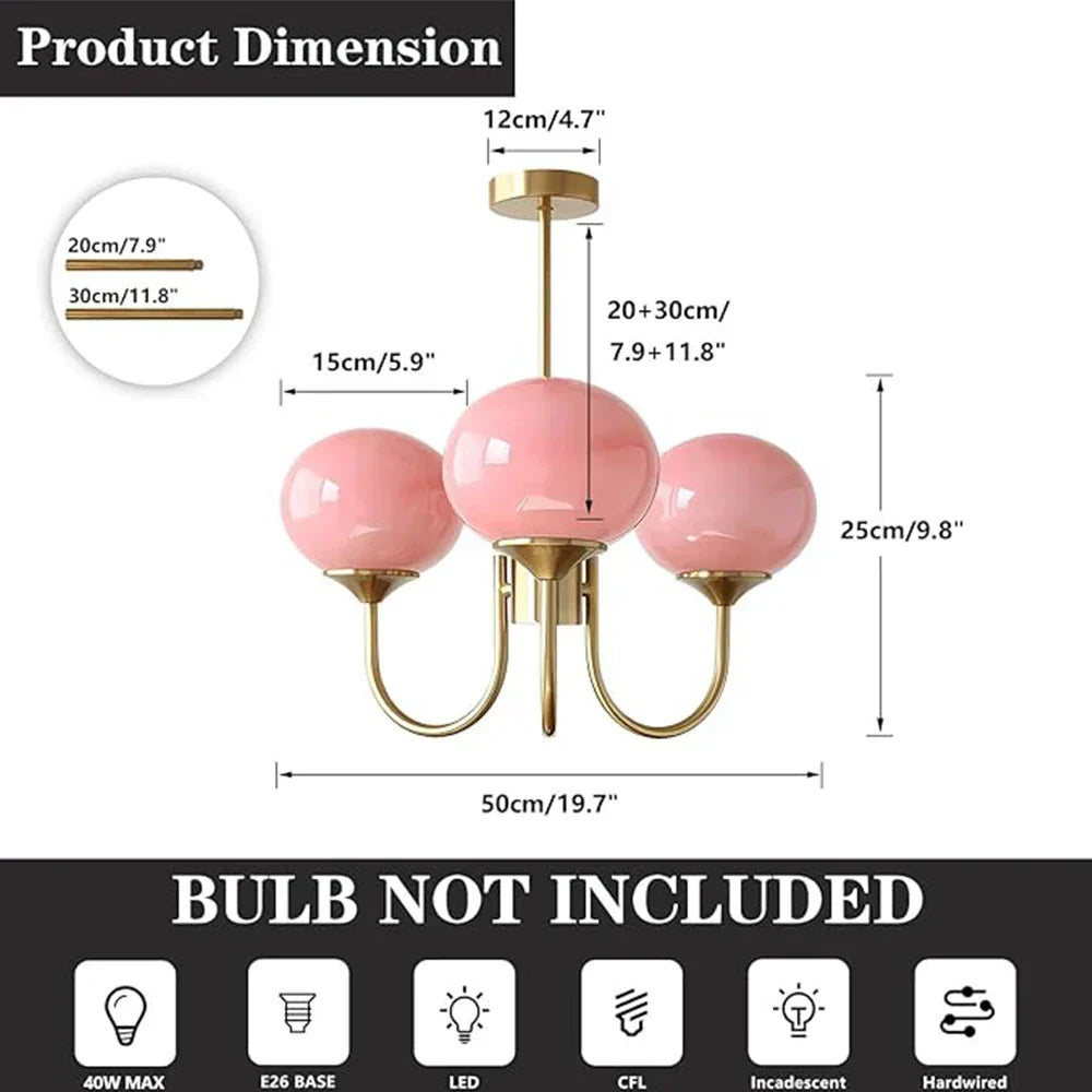 Liora Blush lustr | Lersk