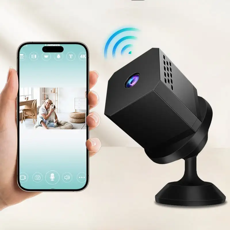 Lersk ビジョンガード ワイヤレスカメラ WiFi不要 スマートセキュリティ対応 どこでも設置可能