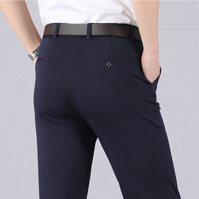 Caldor Slim Stretch Men's Trousers In Classic Style With Flexible Waistband | Lersk