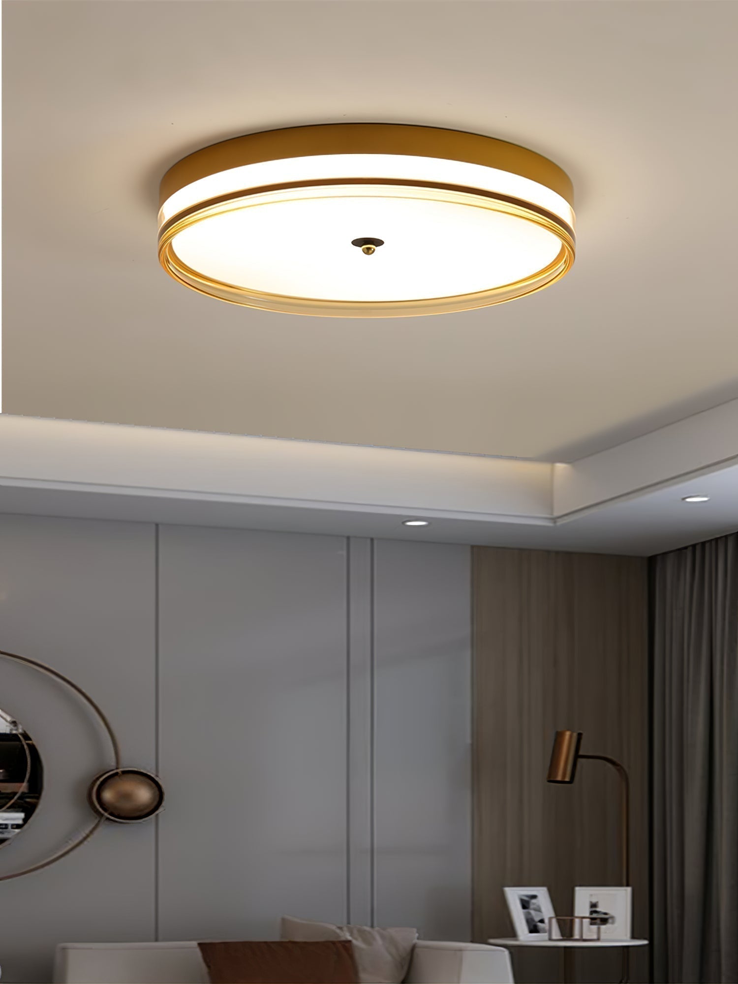 Nyra Ceiling Light Modern Minimalist Glow By LumaNova | Lersk