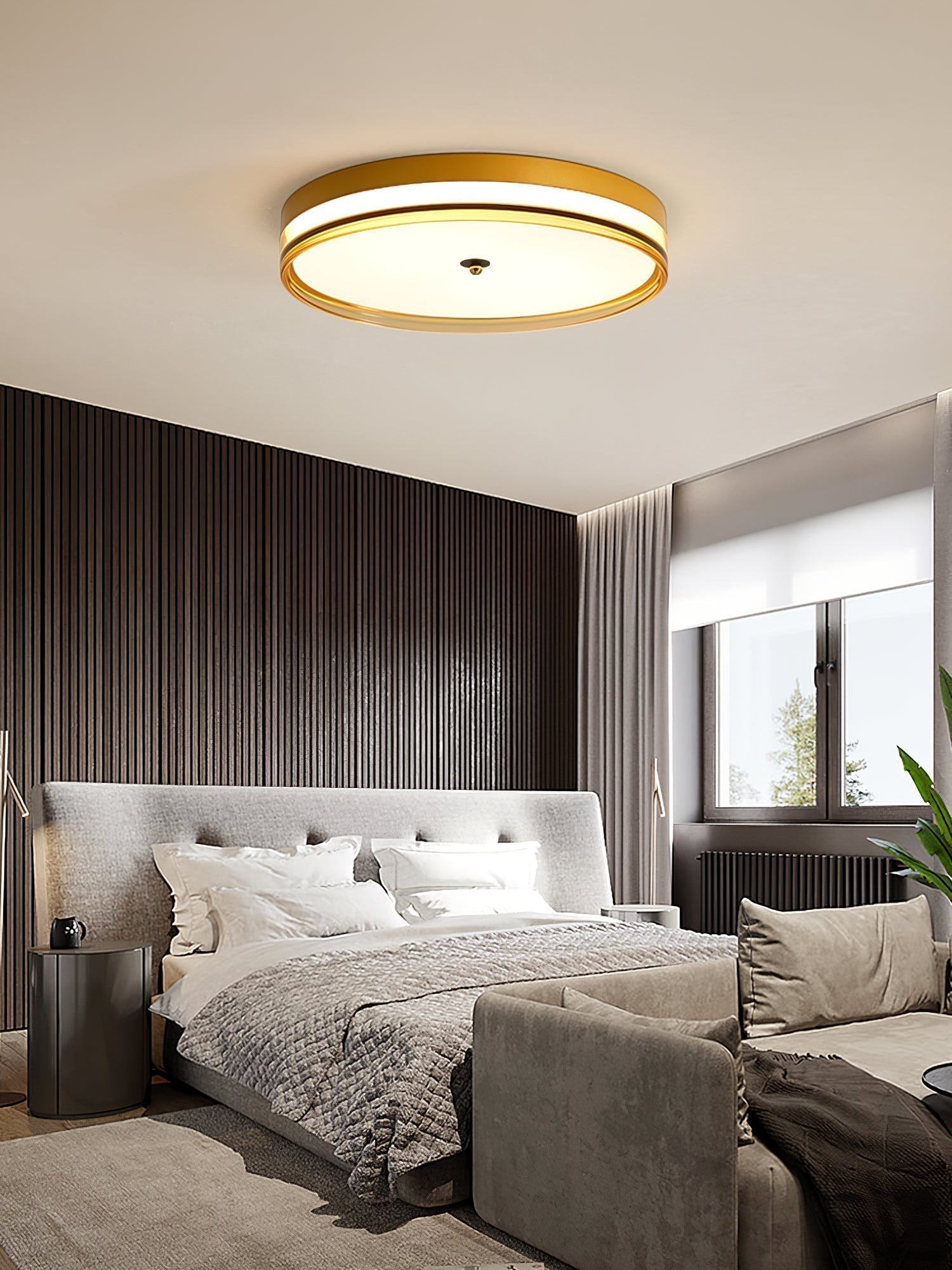 Nyra Ceiling Light Modern Minimalist Glow By LumaNova | Lersk