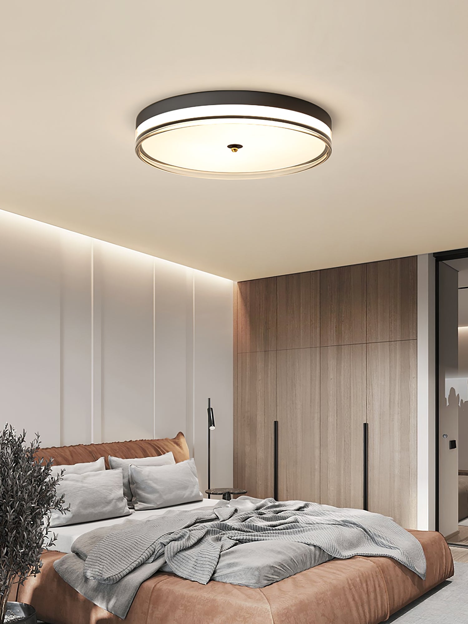 Nyra Ceiling Light Modern Minimalist Glow By LumaNova | Lersk