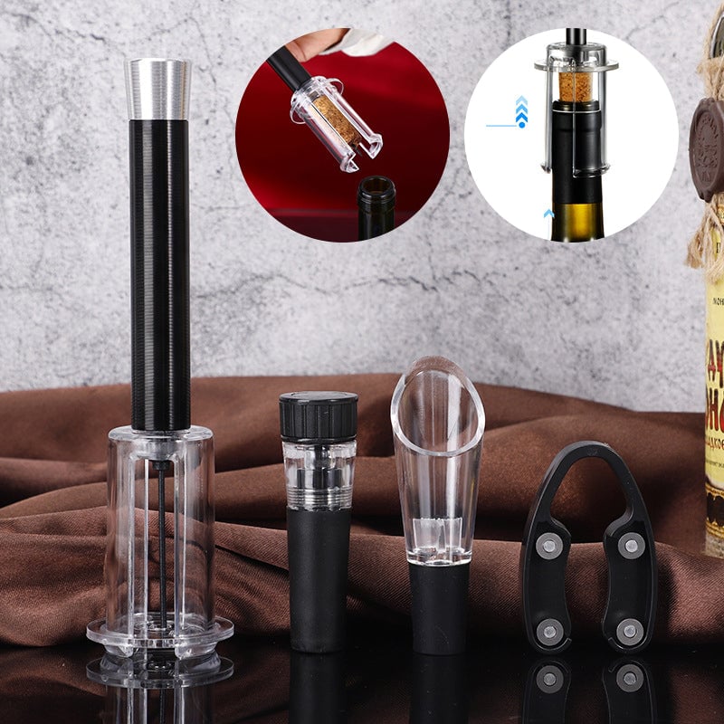 Set portátil para abrir vino Wino On The Go Kit para abrir botellas para viaje y uso en casa | Lersk