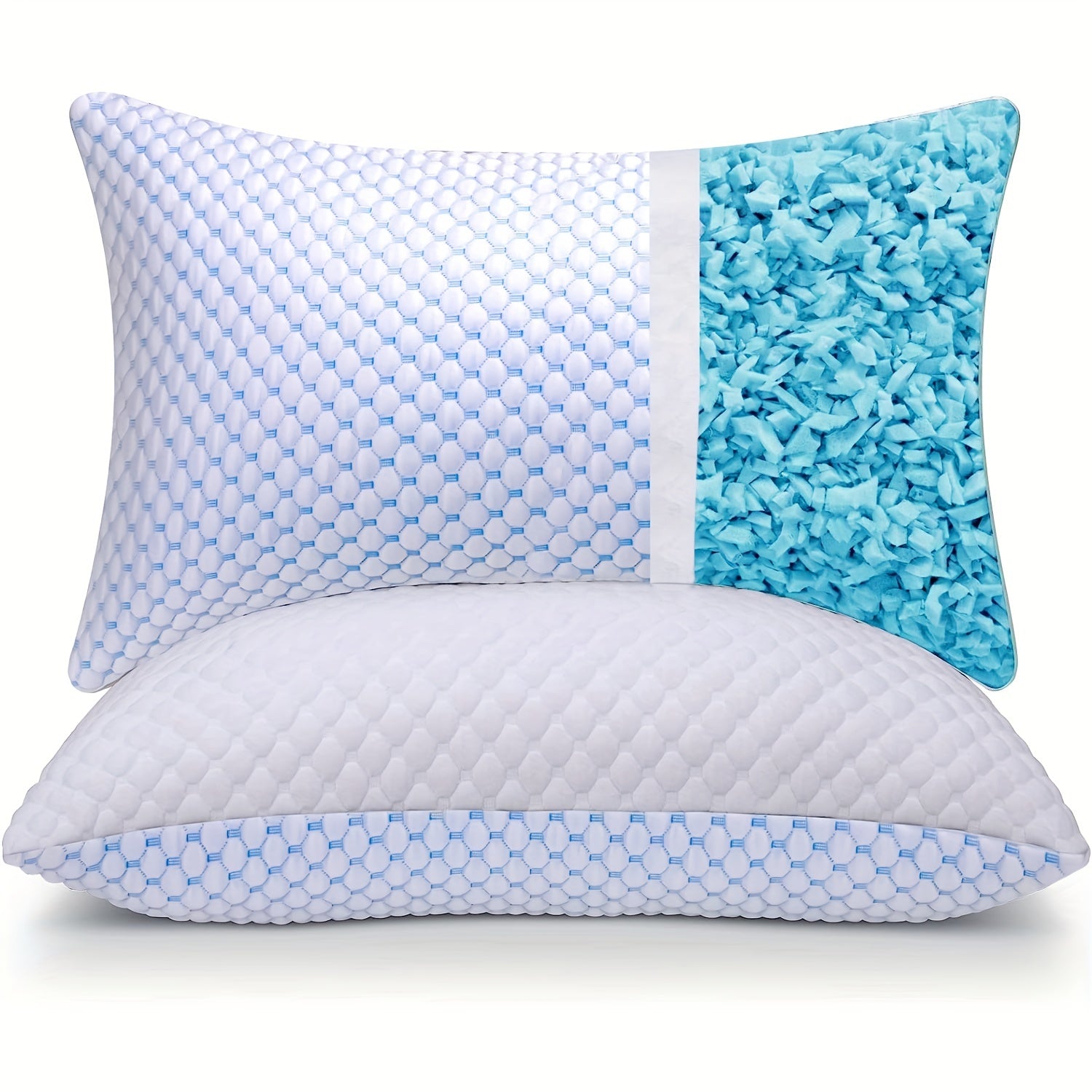 ZenPillow Cooling Memory Foam Pillow With Bamboo Cover | Lersk