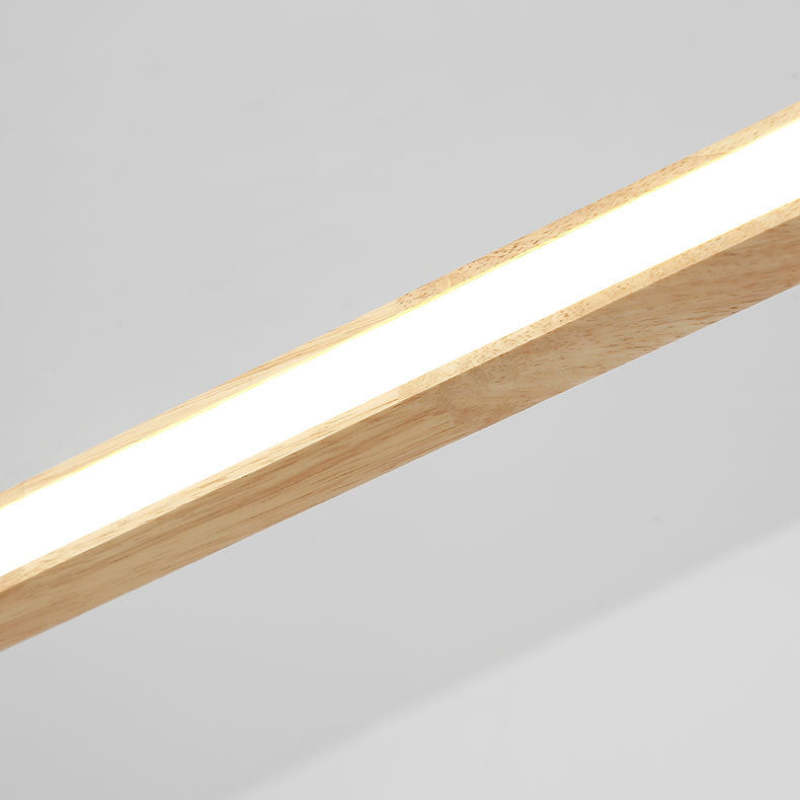LumaWood Modern Hanging Lamp Metal And Wood With LED | Lersk