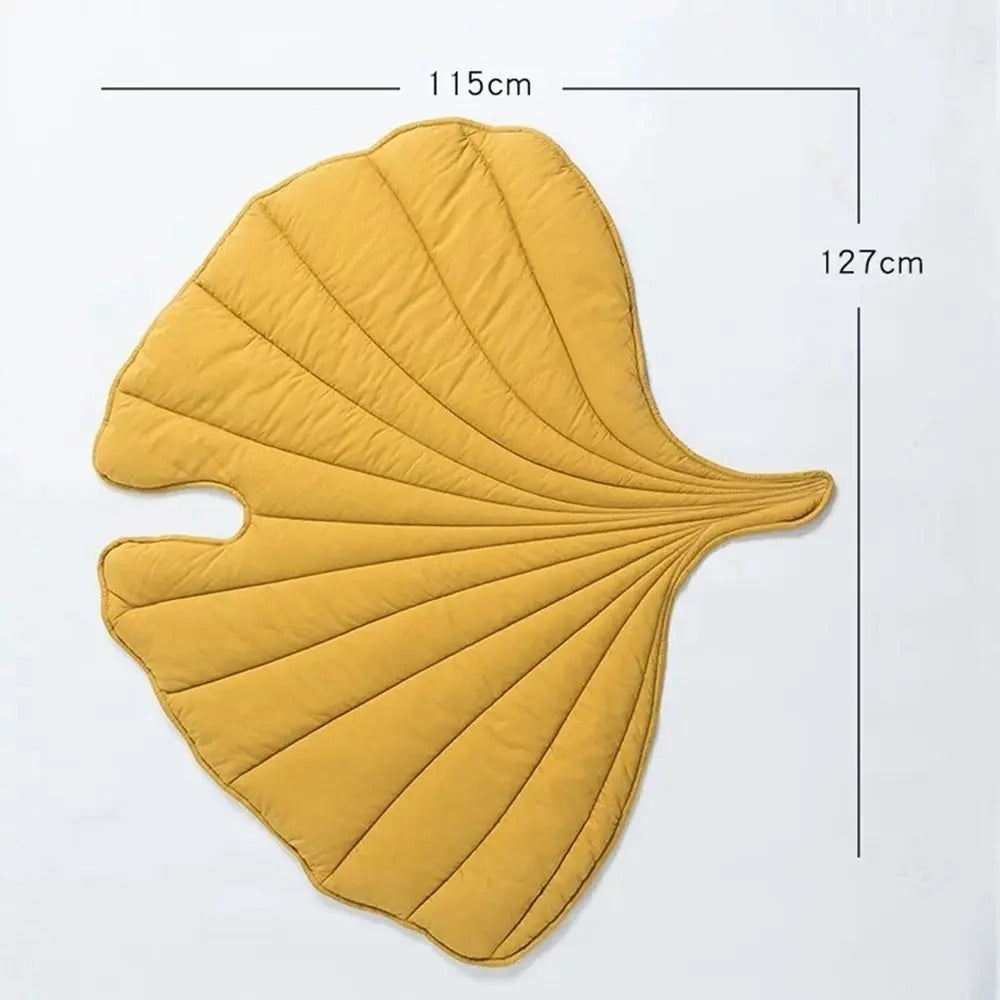 Breathable Cooling Dog Mat Keeps Pets Cool Leaf Shaped Washable | Lersk