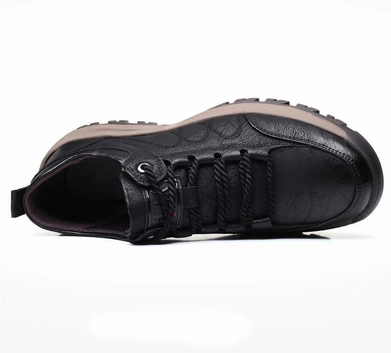 StrideFlex Men's Hand-Stitched Arch Support Shoes Non-Slip | Lersk