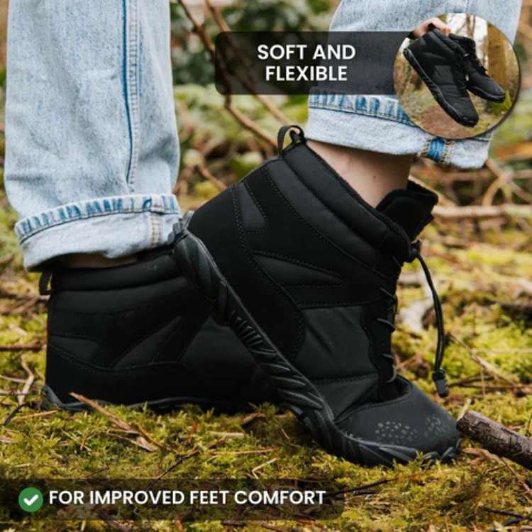 Zapatos descalzos flexibles y transpirables para actividades al aire libre en invierno con agarre antideslizante | Lersk