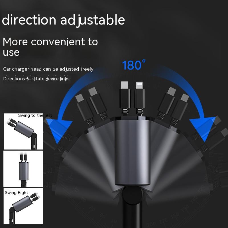 Voltique | 4-Port Car Charger | Lersk