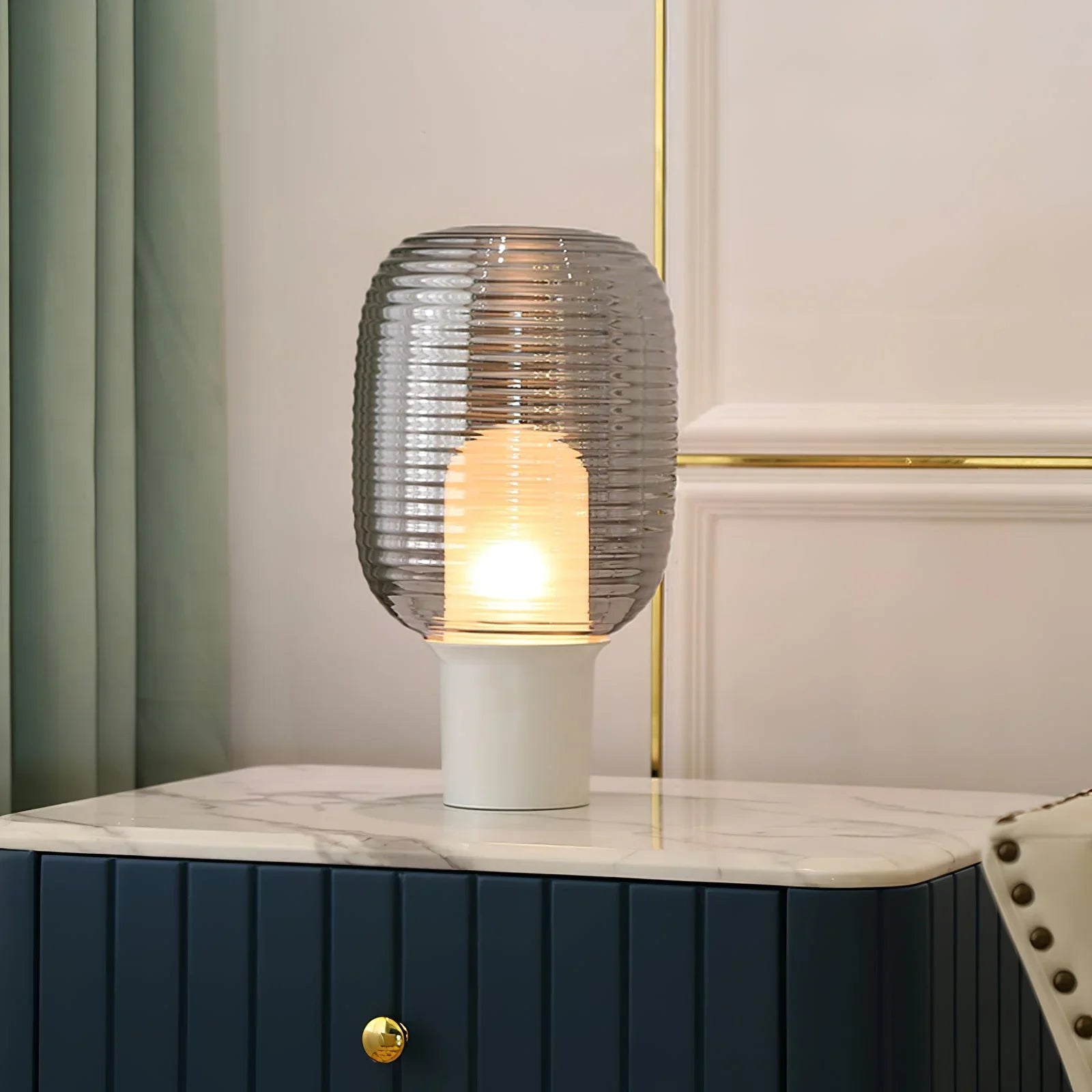 Decorative Glass Table Lamp For Contemporary Home Lighting | Lersk