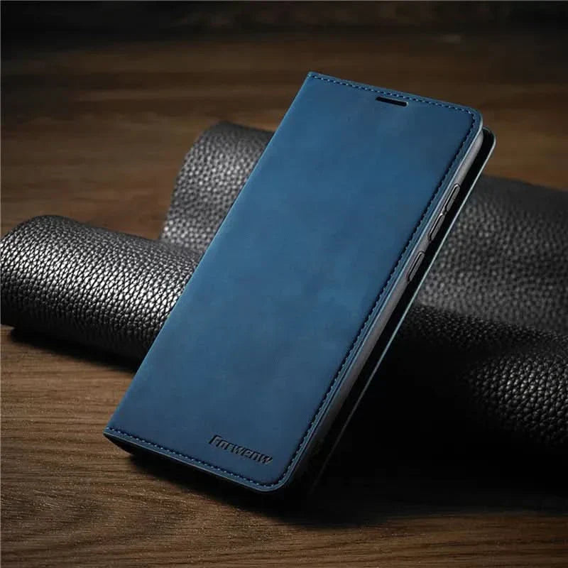 iPhone bőrtok mágneses záródással és védelemmel | Lersk