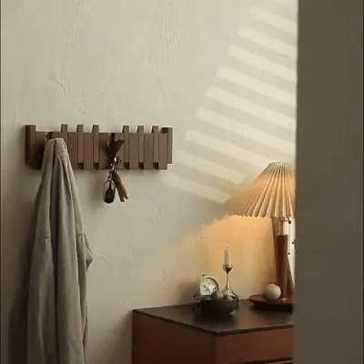 Talvero | Wooden Piano Coat Rack Wall Hook For Coats And Accessories | Lersk