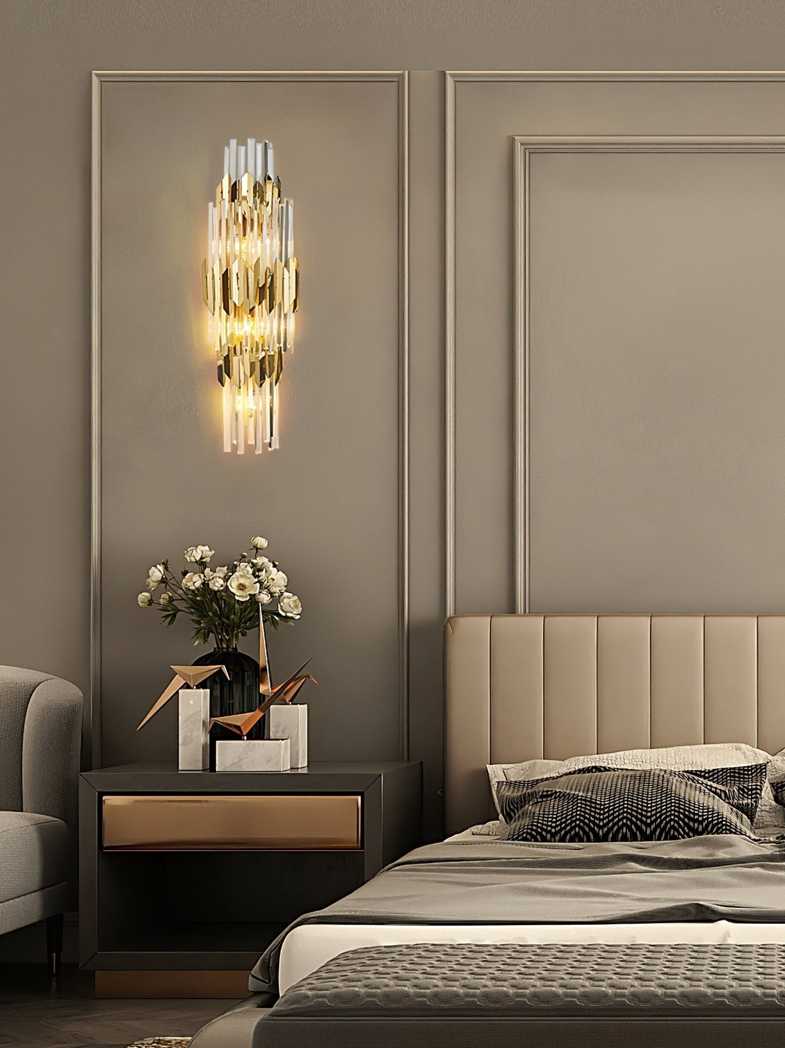 Aurelia Trio-Layer Wall Light With Diffused Glow Ambience | Lersk