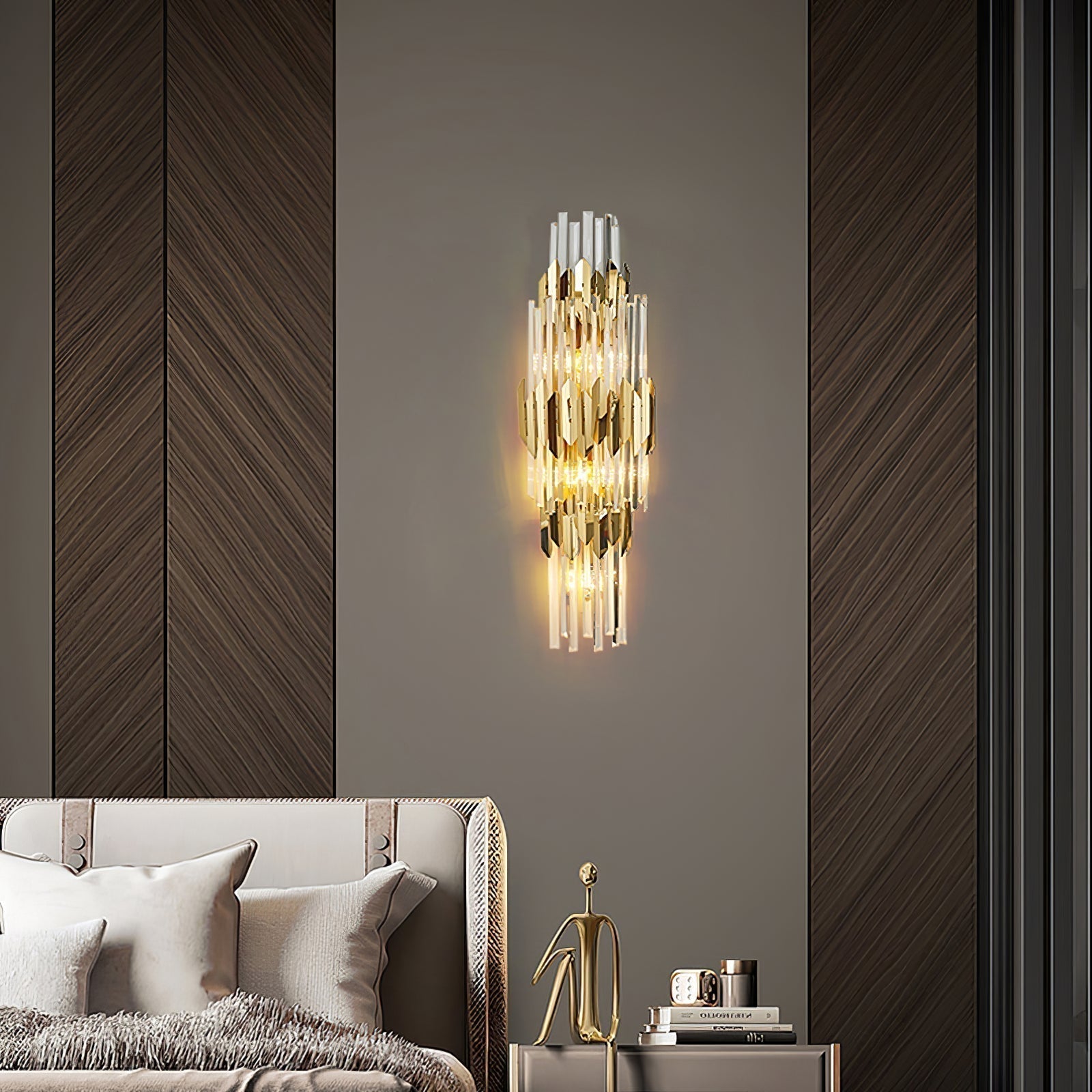 Aurelia Trio-Layer Wall Light With Diffused Glow Ambience | Lersk