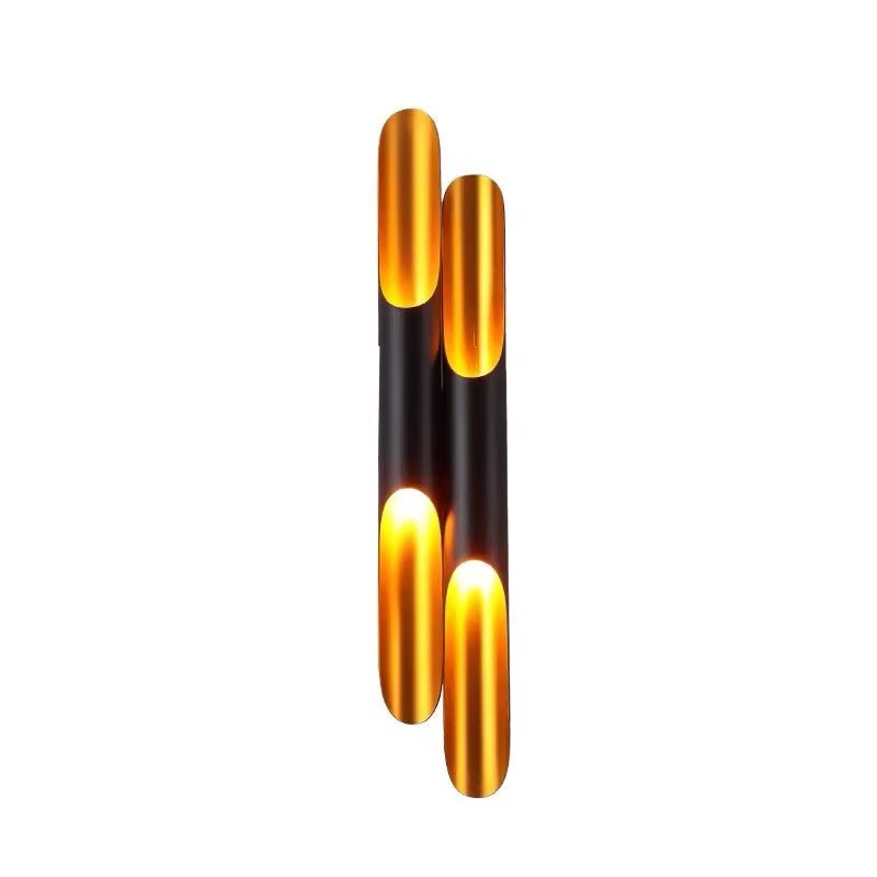 NovaCrest Cylindrical Wall Light with Brushed Metal | Lersk