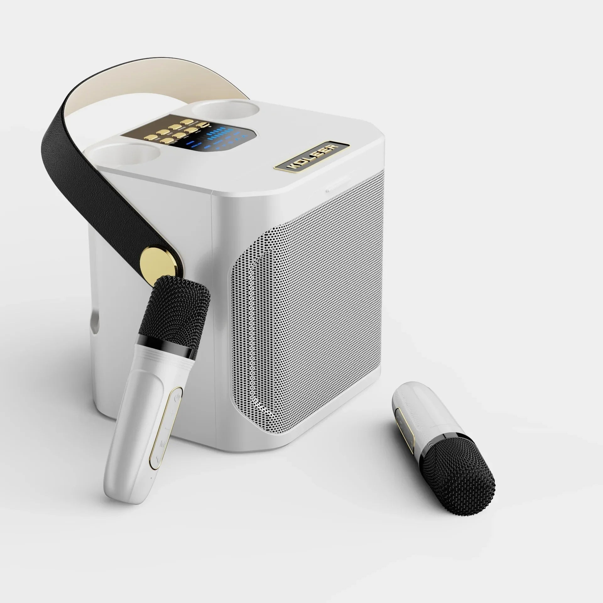 Potężny przenośny, ładowalny głośnik karaoke Bluetooth | Lersk