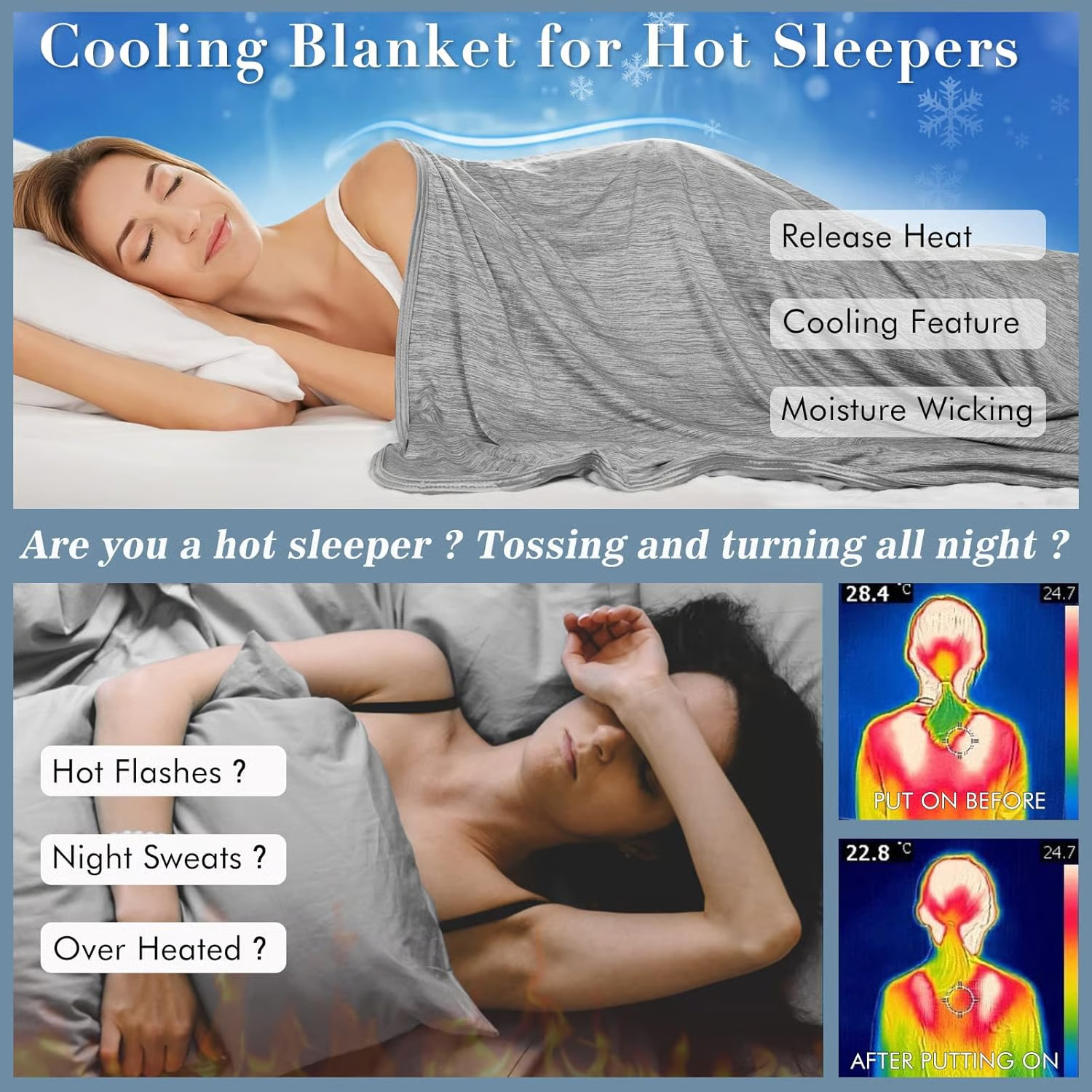 AerisCool Lightweight Summer Blanket For Hot Sleepers | Lersk