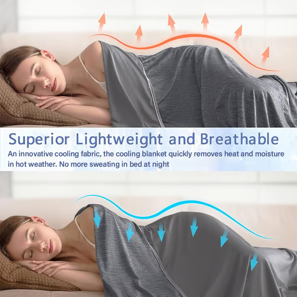 AerisCool Lightweight Summer Blanket For Hot Sleepers | Lersk