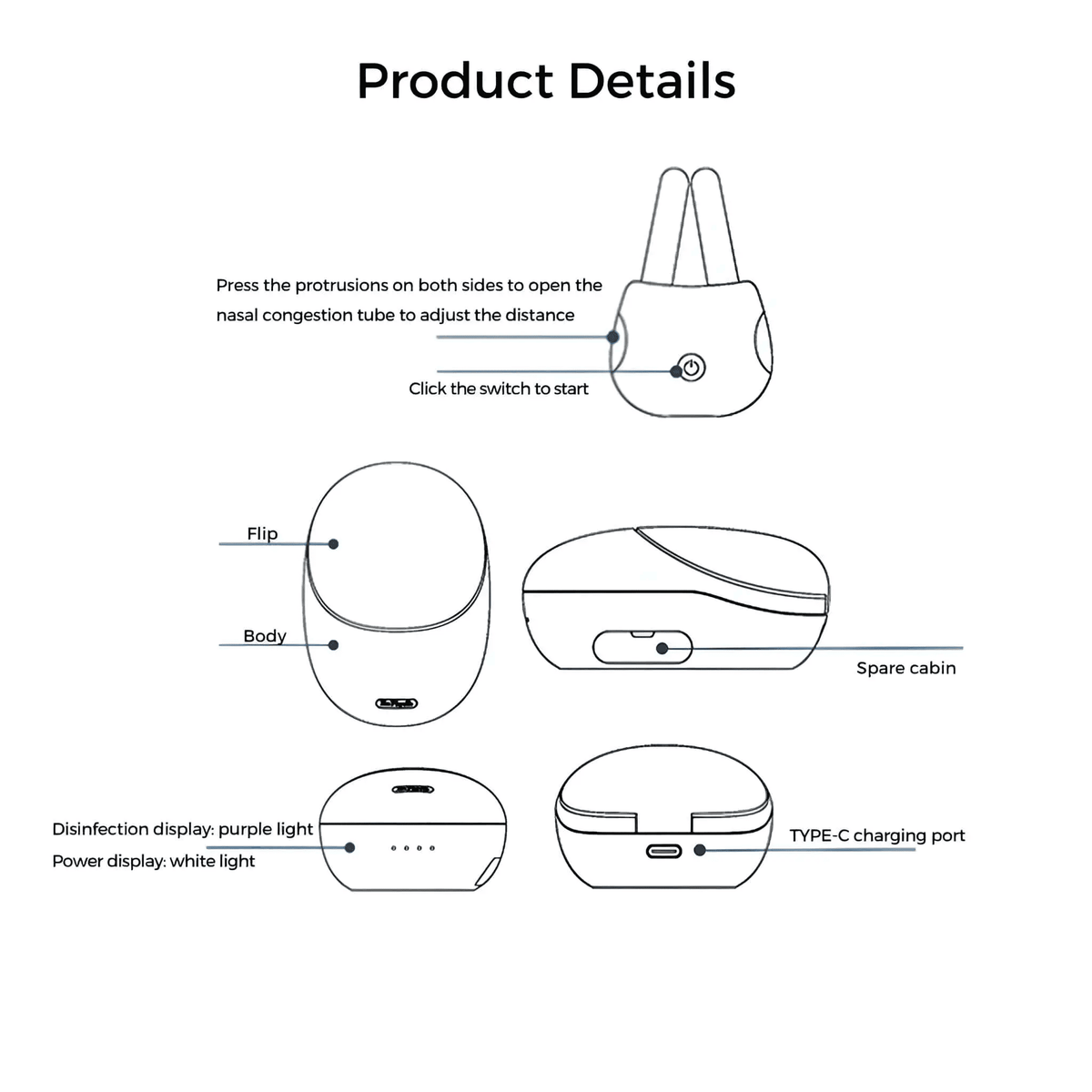 NoseNova Red Light Nasal Therapy for Sinus Relief and Congestion