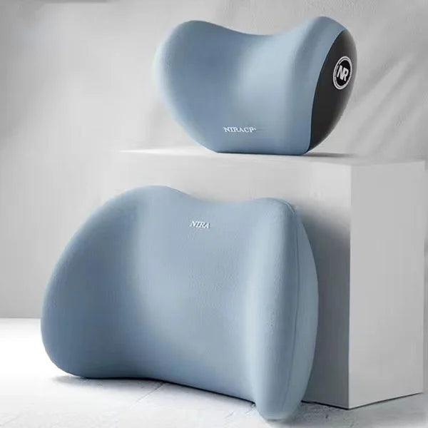 AutoEase Universal Car Headrest and Lumbar Support Cushion | Lersk