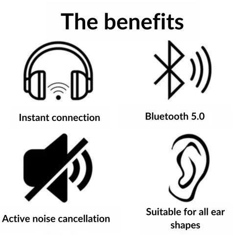 NovaPulse Pro Bezdrátová sluchátka Bluetooth 5.0 Elite | Lersk