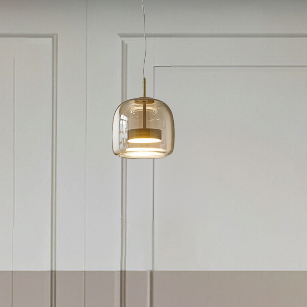 Quorra Amber Glow Vintage Pendant Light For Living Rooms And Bedrooms | Lersk