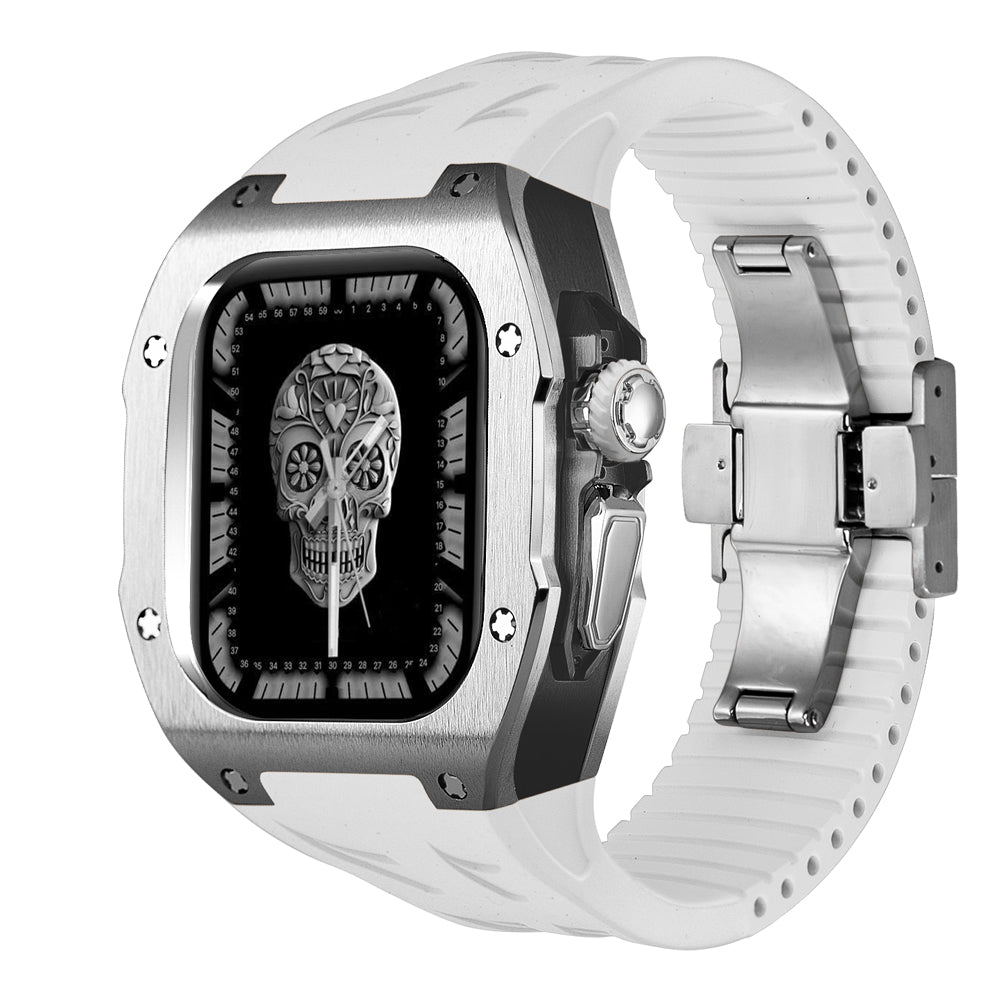 AstraGuard titanium-etui og fluor-gummirem til Apple Watch Ultra | Lersk