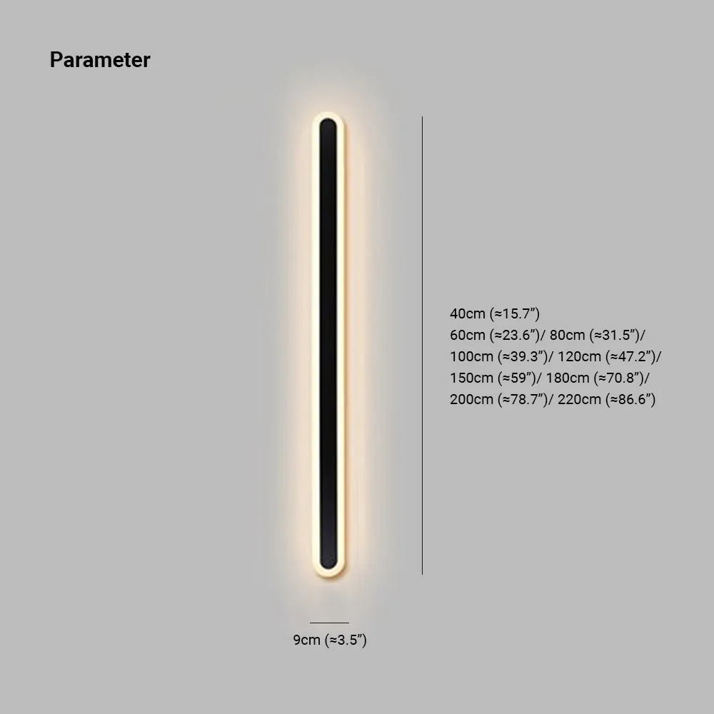 AstraLumen Dış Mekan Duvar Lambası Lineer Oval Tasarımlı | Lersk