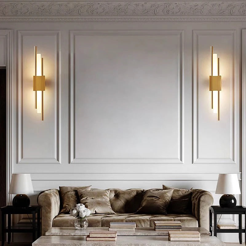 LED Staggered Wireless Wall Sconce USB Rechargeable For Modern Homes | Lersk