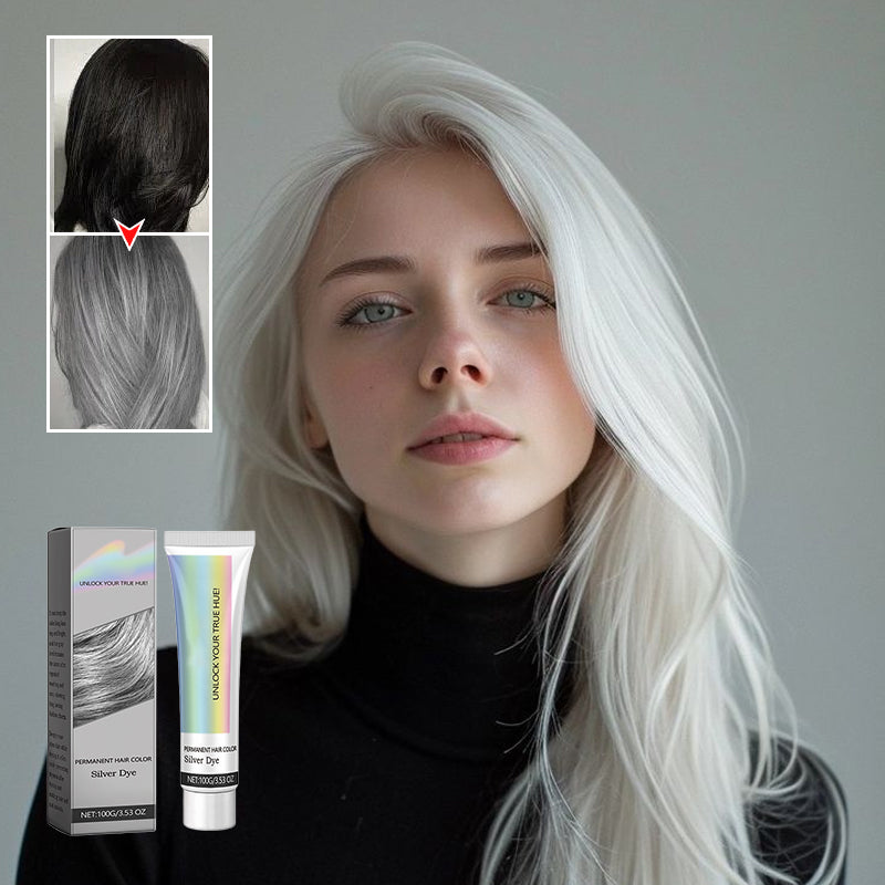 Tinte para cabello plateado con extracto natural 2 en 1 | Lersk