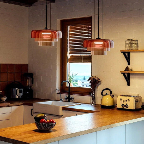 FjordLumen Glas-Pendelleuchte Norwegische Handwerkskunst | Lersk