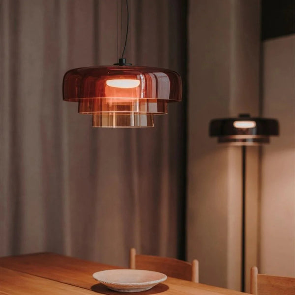 FjordLumen Glas-Pendelleuchte Norwegische Handwerkskunst | Lersk