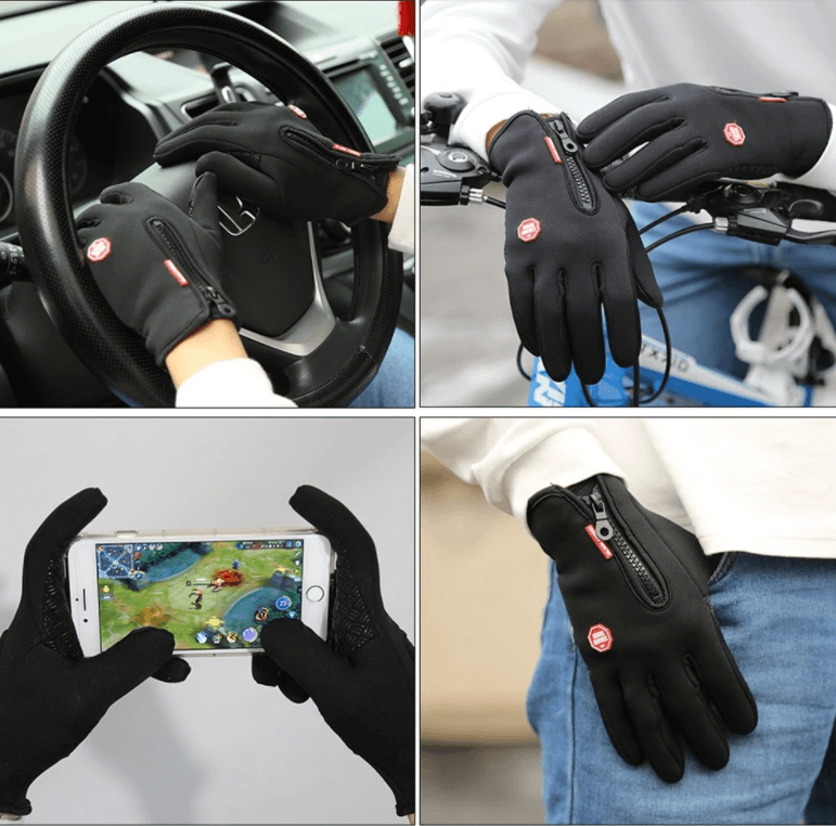 Guantes térmicos impermeables cortaviento para exteriores, cálidos | Lersk
