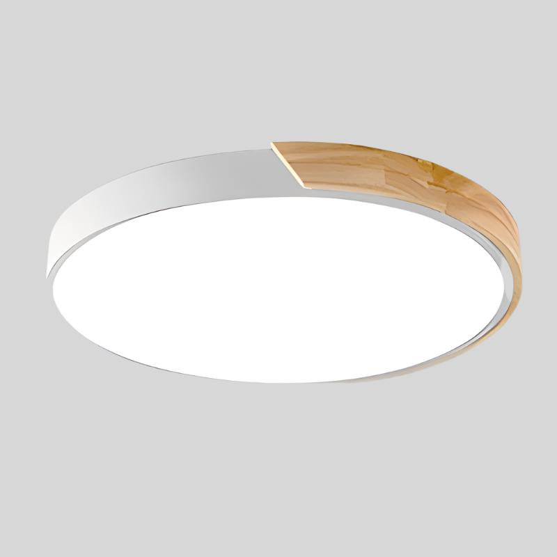 ضوء سقفي دائري LED على الطراز الإسكندنافي بإضاءة ناعمة وتصميم بسيط لغرف النوم ومناطق العمل | Lersk