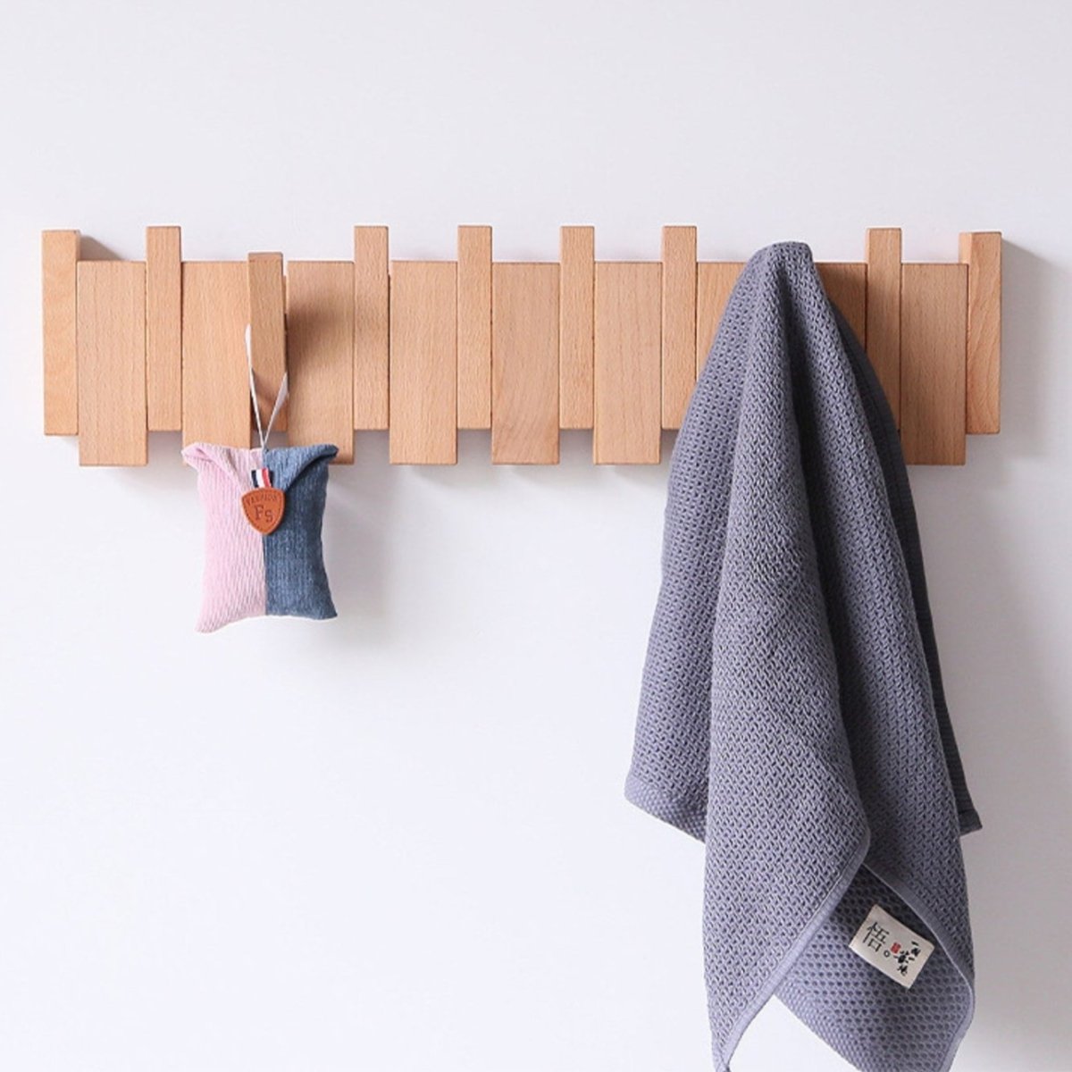 AstraWood Handcrafted Wooden Coat Rack for Hallway Entry | Lersk