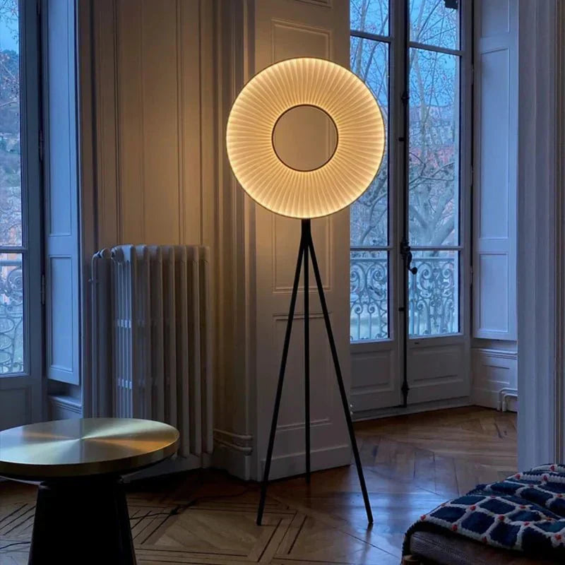 HaloSphere Floor Lamp Modern Minimalist Ambient Lighting | Lersk