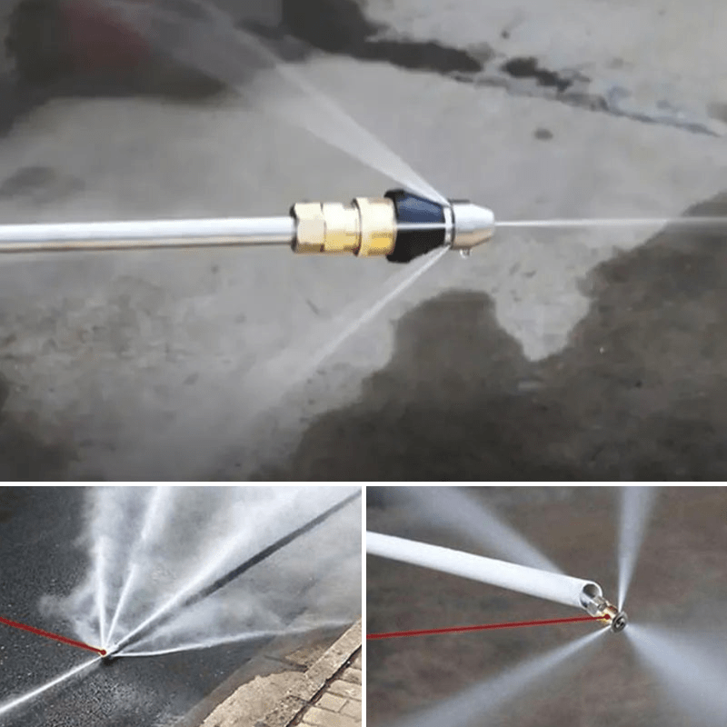 Buse Turbo Jet PipeClear pour un dégagement rapide des blocages et le débouchage des canalisations | Lersk