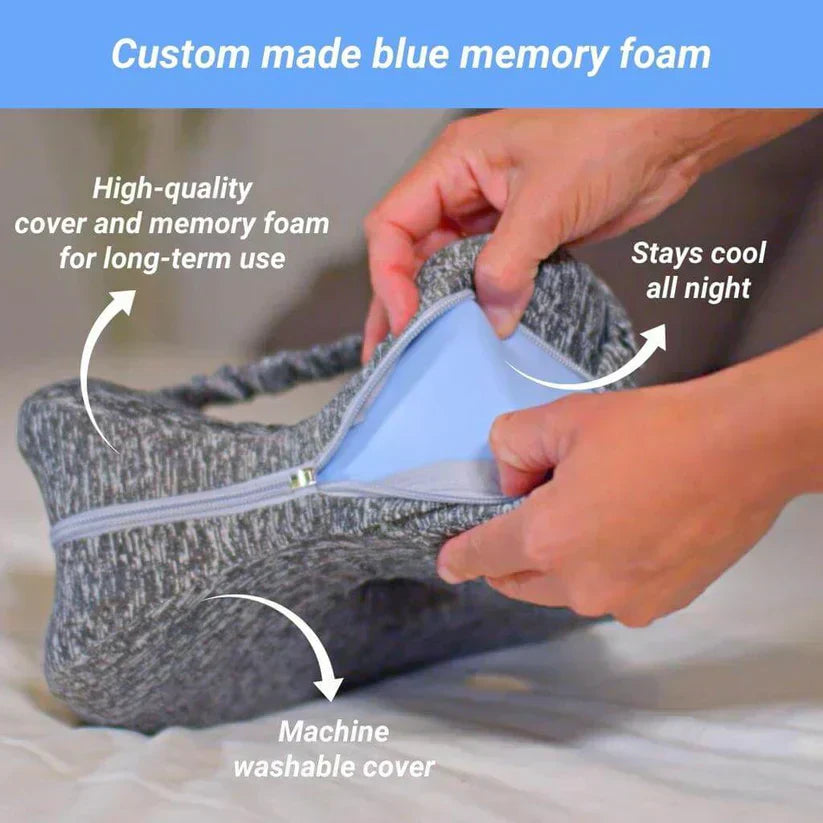 Memory Foam Leg Pillow For Back Pain Sleepers Pain Relief | Lersk