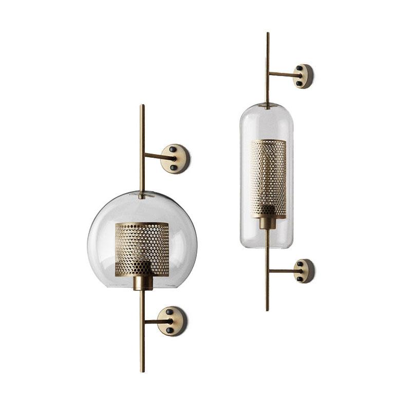 Nástěnná lampa LumaHex Honeycomb Orb s teplým zlatým světlem | Lersk