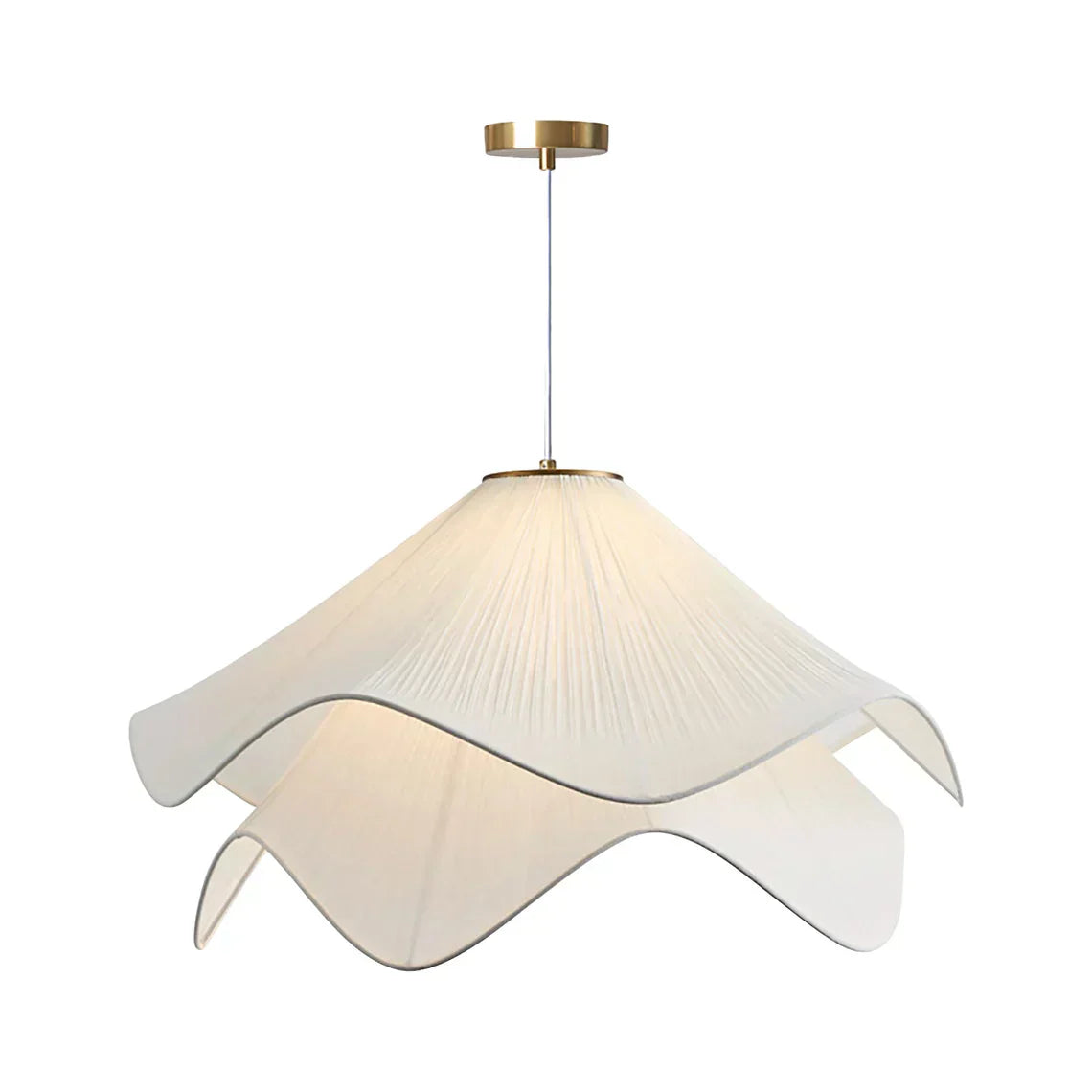 Fleurine French-Style Fabric Floral Chandelier | Lersk