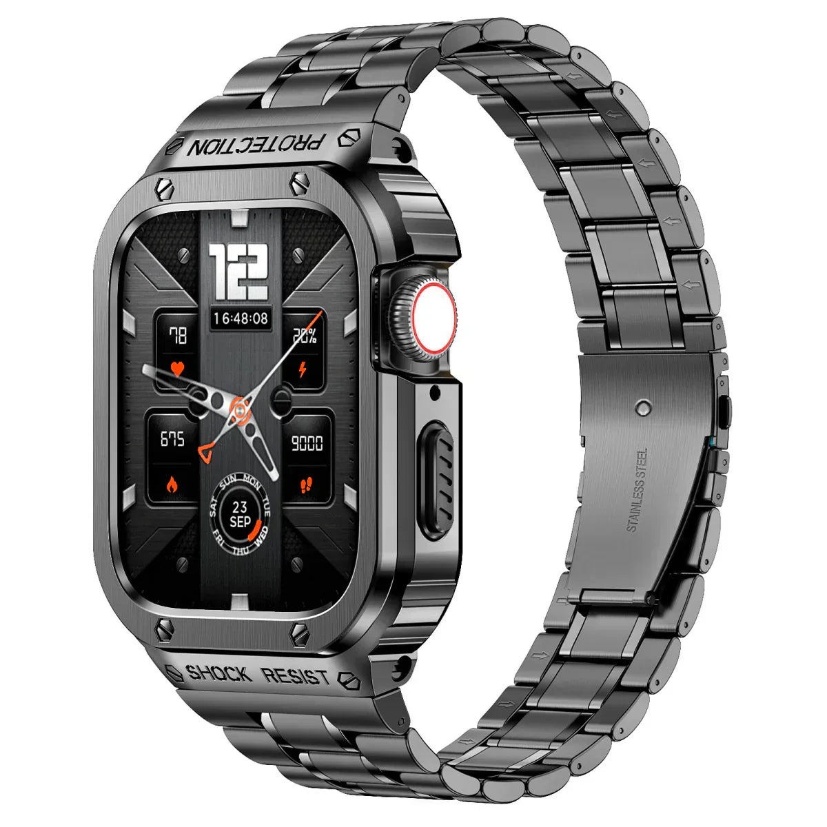 Alera nerezový pásek a ochranný kryt pro Apple Watch | Lersk