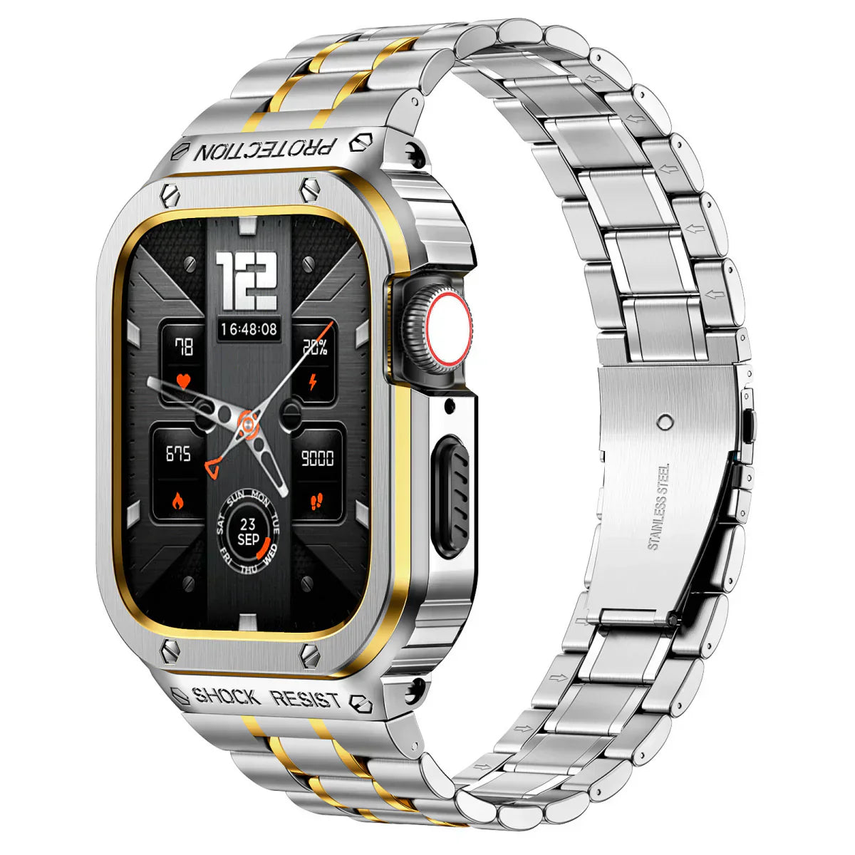 Alera nerezový pásek a ochranný kryt pro Apple Watch | Lersk
