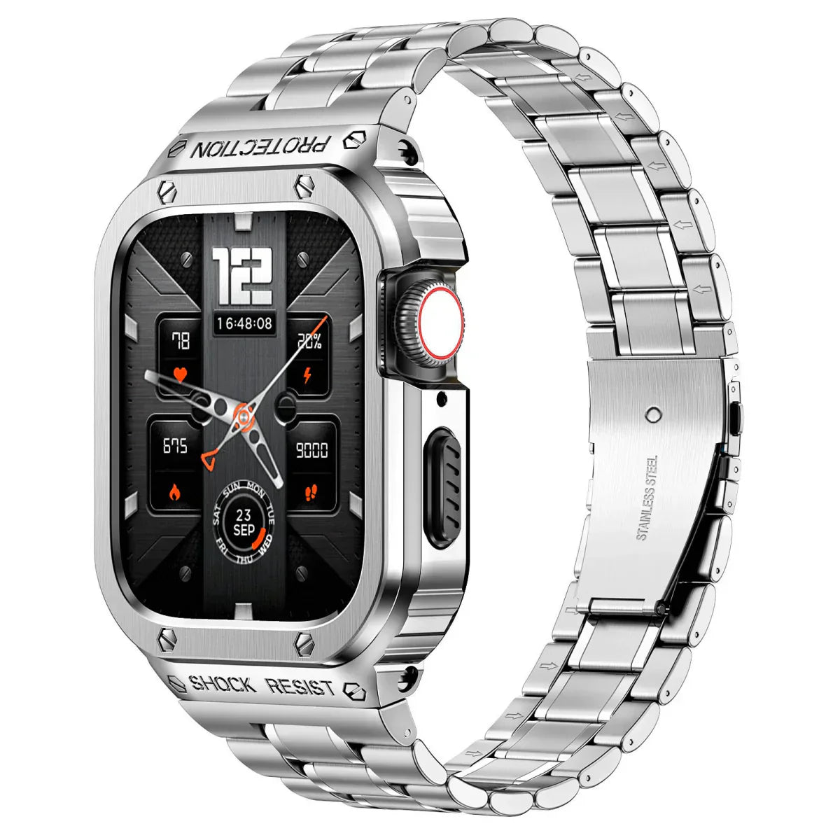 Alera nerezový pásek a ochranný kryt pro Apple Watch | Lersk