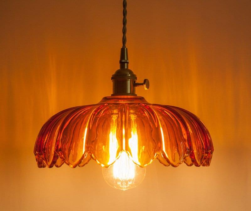 Aurelia Glass Bloom Pendant Light with Bulb Included | Lersk